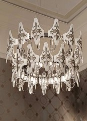 Люстра с ромбовидными элементами декора - mvsn/0140