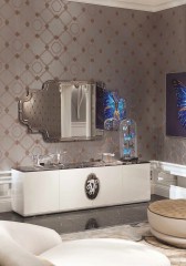 Зеркало с металлической рамой - mvsn/0167