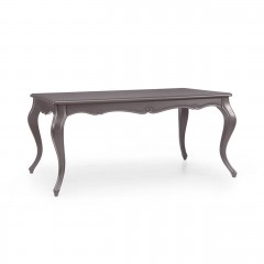 Классический стол на ножках-кабриолях с декорированной царгой - svd/176