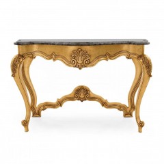 Консоль с мраморной столешницей на декорированном подстолье - svd/020