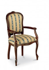 Стул в полосатой текстильной обивке - msd/261