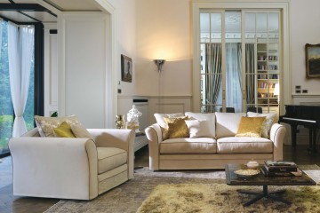 Светлая мебель для гостиной в стиле модерн - mbib/055