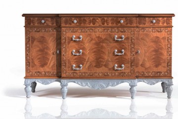 Комод с интарсией на фасаде - marm/730