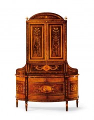 Книжный шкаф с бюро - marm/437