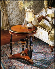 Журнальный стол с резной чашей - marm/191