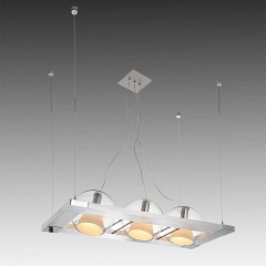 Подвес с тремя плафонами в широкой рамке - slfs/0553