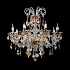 Люстра в хрустальном убранстве - slfs/0134