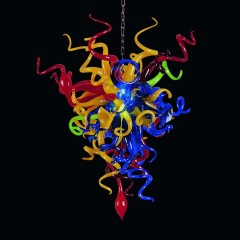 Люстра из ярких фигурных элементов - slfs/0772