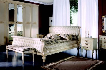 Спальня с трехсекционным гардеробным шкафом - MMRS/0001