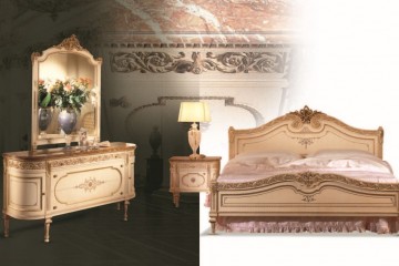Классическая спальня с овальным комодом - moak/0270