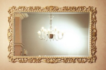Зеркало в прямоугольной ажурной раме - moak/0259
