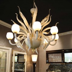 Люстра с белыми плафонами - mrdco/0215