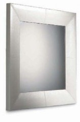 Зеркало в квадратной белой раме - mrgn/0124