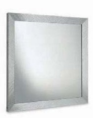 Зеркало  в широкой стальной раме - mrgn/0129