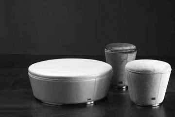 Большой белый пуф - mrgn/0210