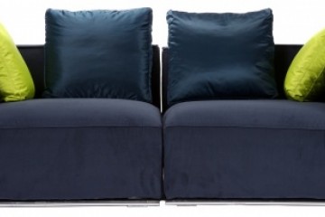 Темно-синий модульный диван - mdgh/0127