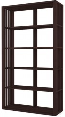 Современный черный стеллаж - mdgh/0569