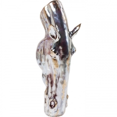 Ваза Серебристая голова лошади - krc/0231