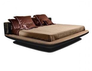 Двуспальная кровать размера king size с встроенной подсветкой - mcst/0957